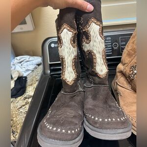 Montana west cowhide boots